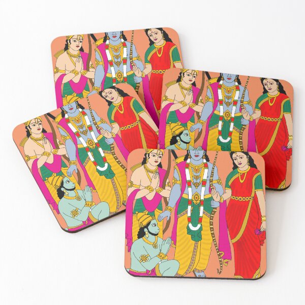 Item preview, Lord Rama Darbar Digital Artwork | Divine Court of Ayodhya | Hindu Spiritual Wall Decor designed and sold by Harshit_Digital_Arts.
