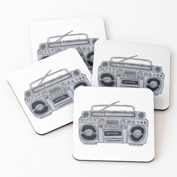 Item preview, Hand Drawn Boombox designed and sold by Lena Draws.