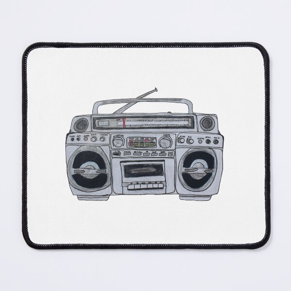 Item preview, Hand Drawn Boombox designed and sold by Lena Draws.