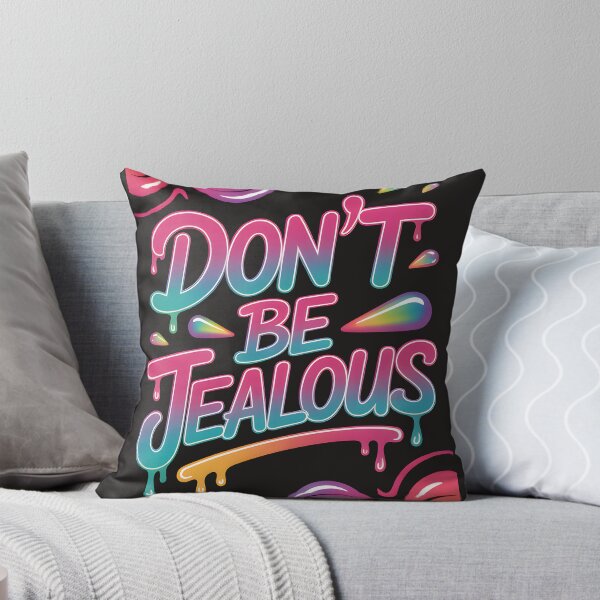 Item preview, Typography Don’t Be Jealous  designed and sold by Mellow Vibes.