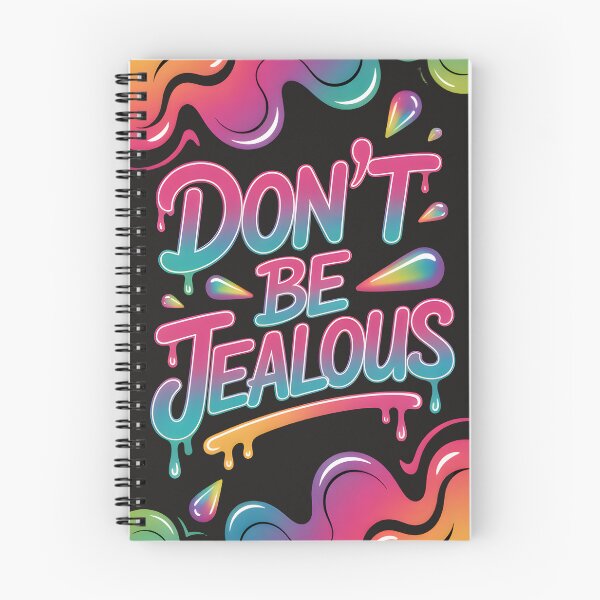 Item preview, Typography Don’t Be Jealous  designed and sold by Mellow Vibes.
