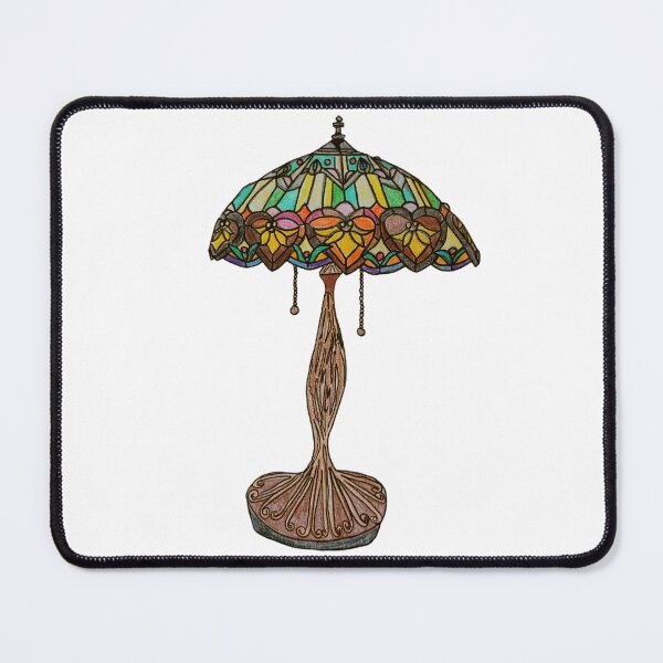 Item preview, Hand Drawn Tiffany Lamp designed and sold by Lena Draws.