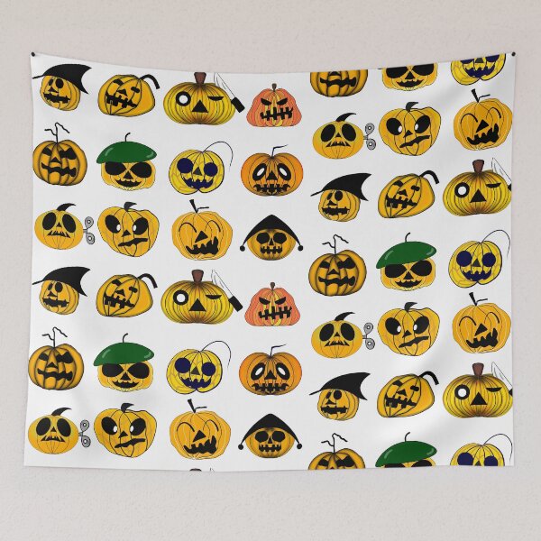 Item preview, set of Halloween pumpkin decorations Halloween party designed and sold by nongsao4.