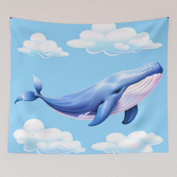 Item preview, Sky Whale Journey designed and sold by CTM ArtStudio.