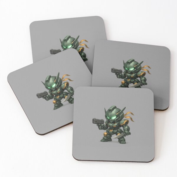 Item preview, Chibi Mech Warrior designed and sold by NerdHoard.