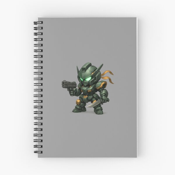 Item preview, Chibi Mech Warrior designed and sold by NerdHoard.