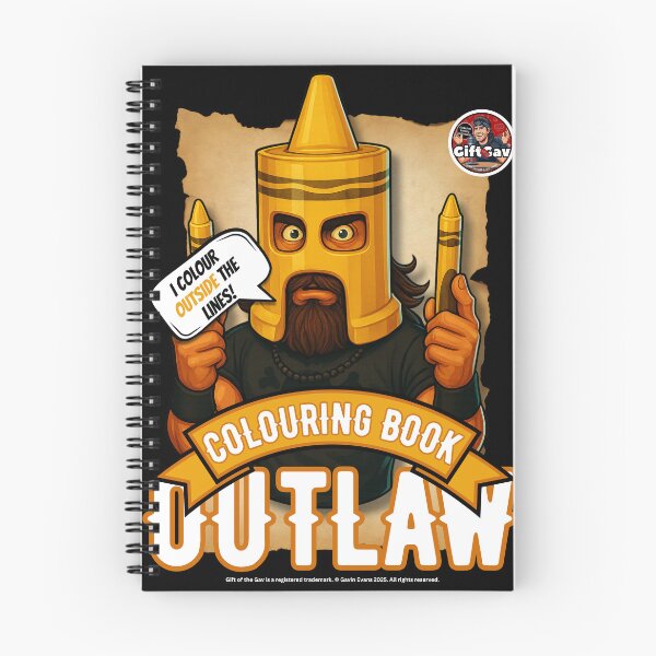 Item preview, Colouring Book Outlaw designed and sold by GOT-G.