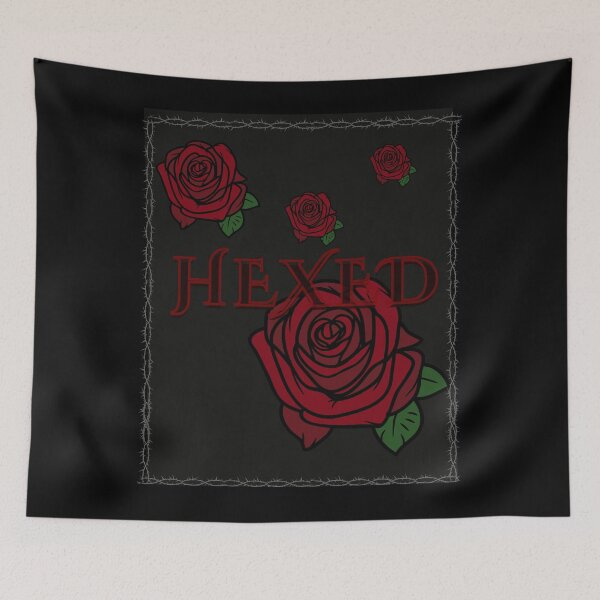 Item preview, HEXED Roses – Gothic Romance Dark Aesthetic Design designed and sold by Mystic Nexus Digital.