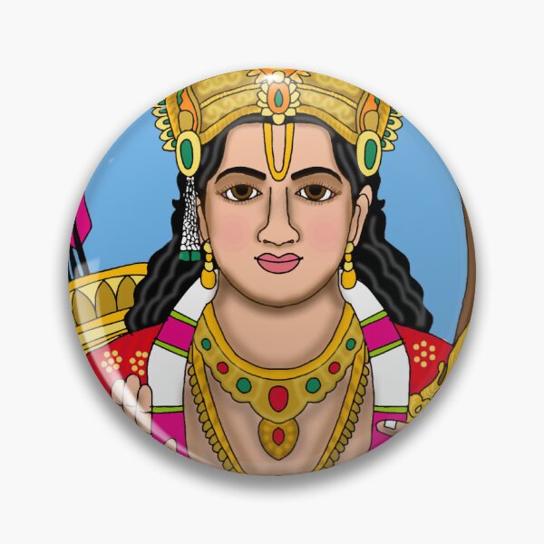 Item preview, Shree Ram Divine Illustration | Maryada Purushottam Shri Ram | Hindu Spiritual Wall Art designed and sold by Harshit_Digital_Arts.