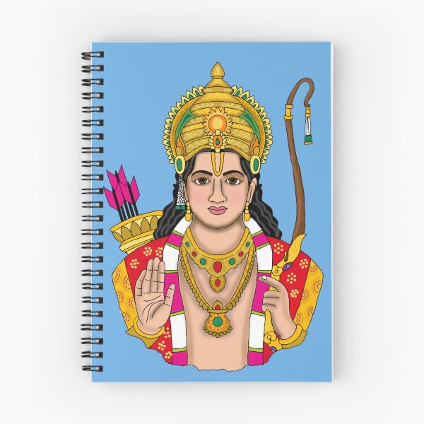 Item preview, Shree Ram Divine Illustration | Maryada Purushottam Shri Ram | Hindu Spiritual Wall Art designed and sold by Harshit_Digital_Arts.