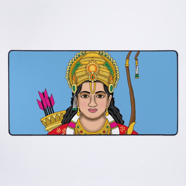 Item preview, Shree Ram Divine Illustration | Maryada Purushottam Shri Ram | Hindu Spiritual Wall Art designed and sold by Harshit_Digital_Arts.
