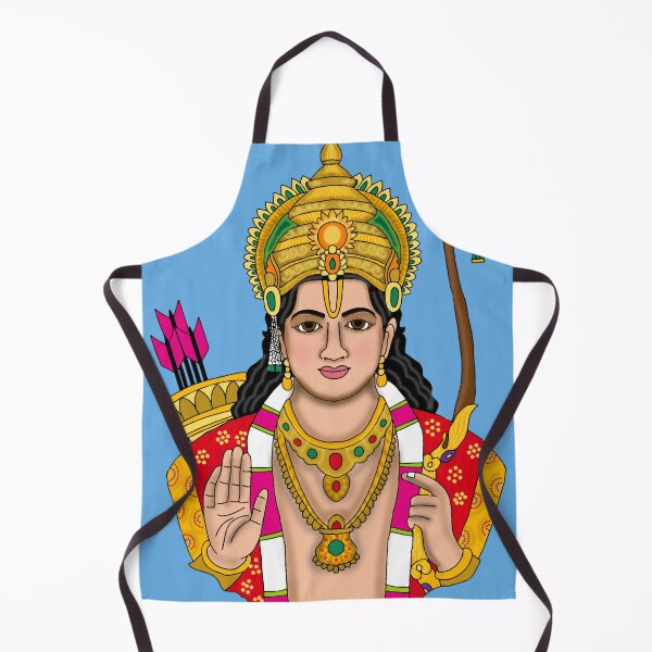 Item preview, Shree Ram Divine Illustration | Maryada Purushottam Shri Ram | Hindu Spiritual Wall Art designed and sold by Harshit_Digital_Arts.