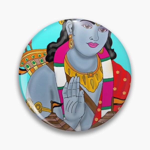 Item preview, Ram Mandir Digital Illustration | Divine Temple of Lord Ram | Hindu Spiritual Wall Art designed and sold by Harshit_Digital_Arts.