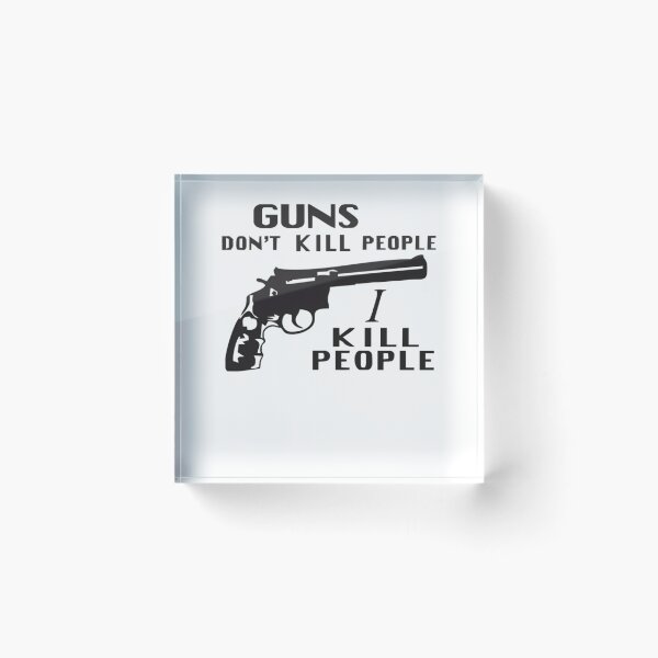Item preview, Guns Dont People designed and sold by ZackaryArt.