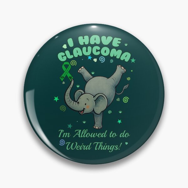 Item preview, I Have Glaucoma - Cute Weird Elephant designed and sold by Eyepatch-Jacks.