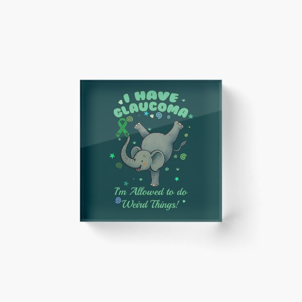 Item preview, I Have Glaucoma - Cute Weird Elephant designed and sold by Eyepatch-Jacks.