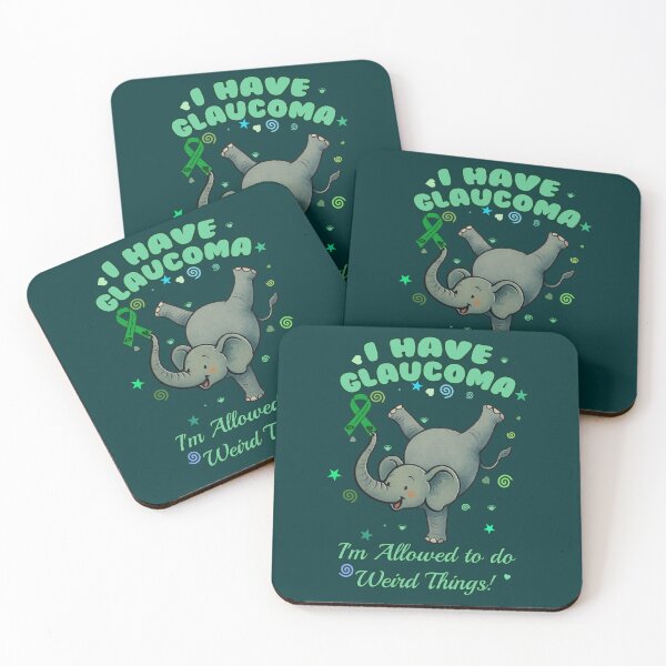 Item preview, I Have Glaucoma - Cute Weird Elephant designed and sold by Eyepatch-Jacks.