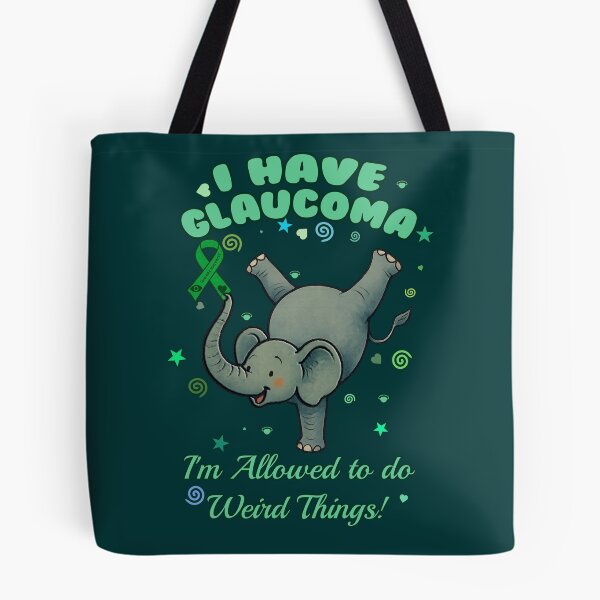 Item preview, I Have Glaucoma - Cute Weird Elephant designed and sold by Eyepatch-Jacks.