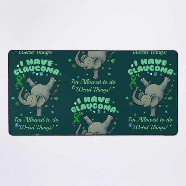 Item preview, I Have Glaucoma - Cute Weird Elephant designed and sold by Eyepatch-Jacks.