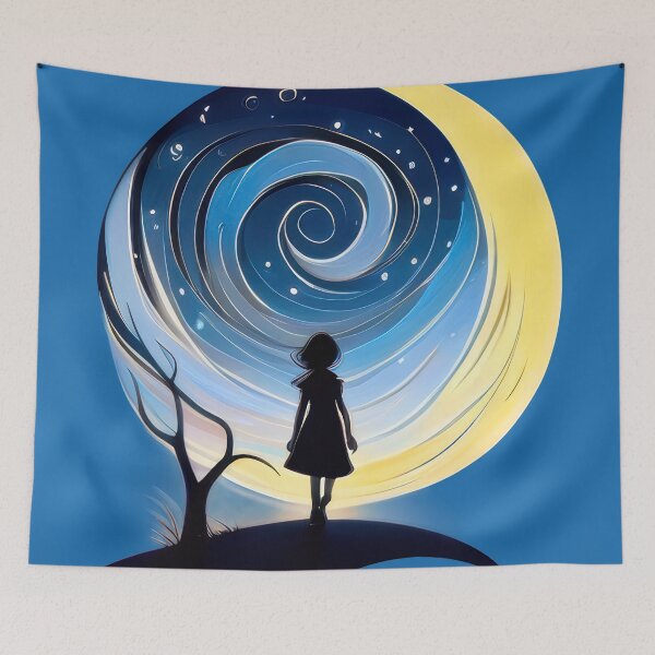 Item preview, Starry Night Wanderer designed and sold by CTM ArtStudio.