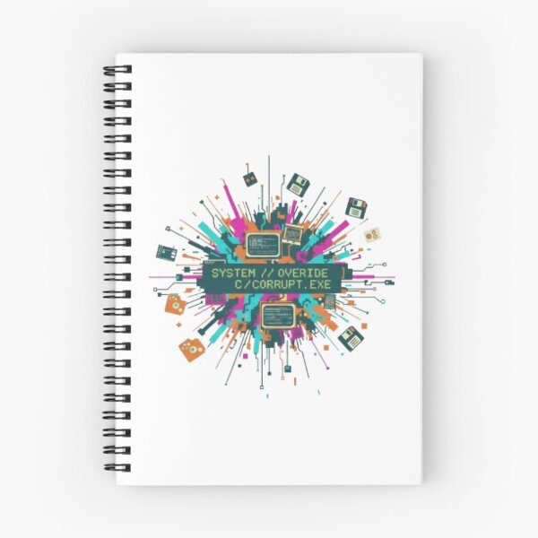 Item preview, Corrupt.exe Glitch Tech Explosion Art designed and sold by AkisegGraphix.