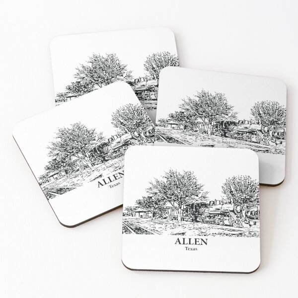 Item preview, Allen - Texas designed and sold by Lakeric Cityscapes.
