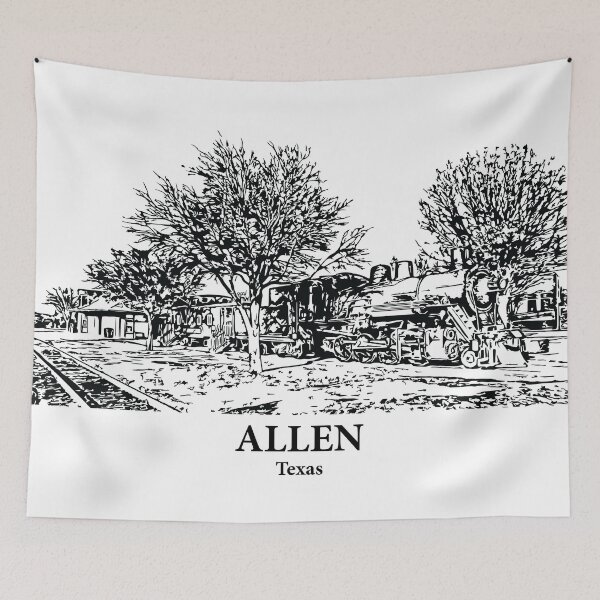 Item preview, Allen - Texas designed and sold by Lakeric Cityscapes.