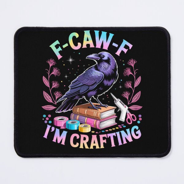Item preview, f caw f I'm drinking coffee funny crow meme  designed and sold by VividDripCo.