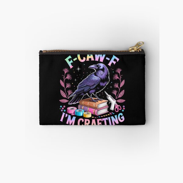 Item preview, f caw f I'm drinking coffee funny crow meme  designed and sold by VividDripCo.