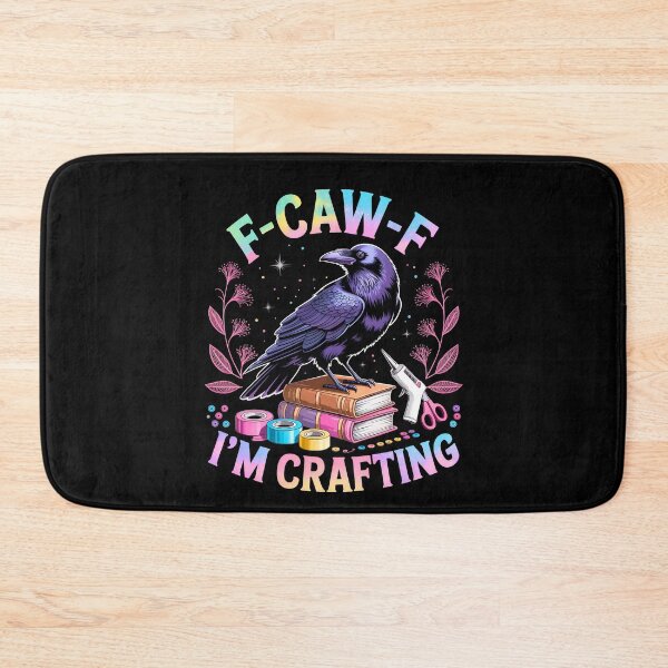 Item preview, f caw f I'm drinking coffee funny crow meme  designed and sold by VividDripCo.