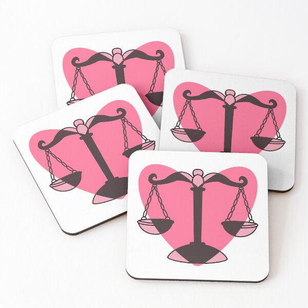 Item preview, Scales of Justice Heart – Hot Pink Legal Balance Sticker | Feminine Law Aesthetic designed and sold by MagicMe-JD.