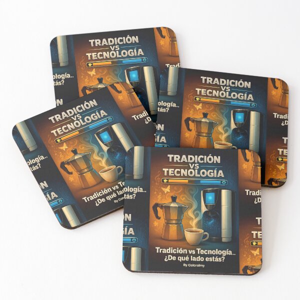Item preview, Tradition vs. Technology — The Coffee Battle. By COLORALMY designed and sold by Coloralmy.