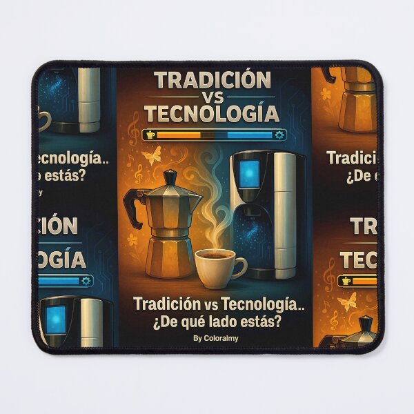Item preview, Tradition vs. Technology — The Coffee Battle. By COLORALMY designed and sold by Coloralmy.