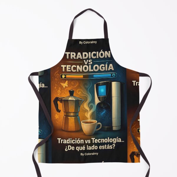 Item preview, Tradition vs. Technology — The Coffee Battle. By COLORALMY designed and sold by Coloralmy.