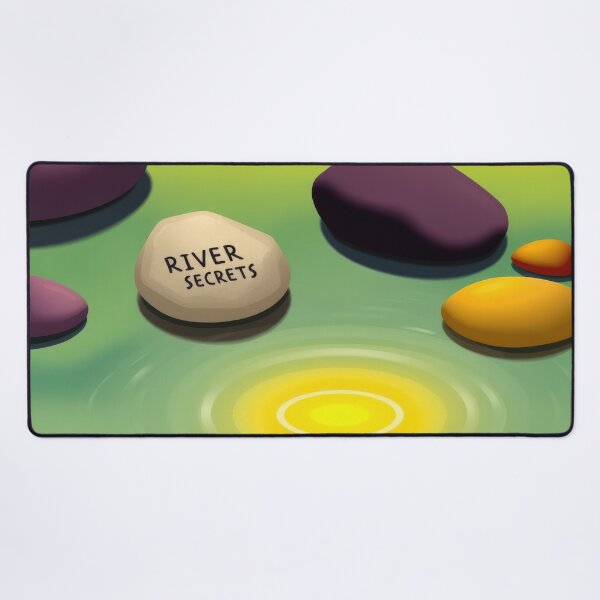 Item preview, Whispering River Stones designed and sold by CTM ArtStudio.