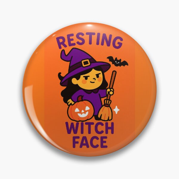 Item preview, Resting Witch Face – Sass & Spells Edition designed and sold by WheelieGdArt.
