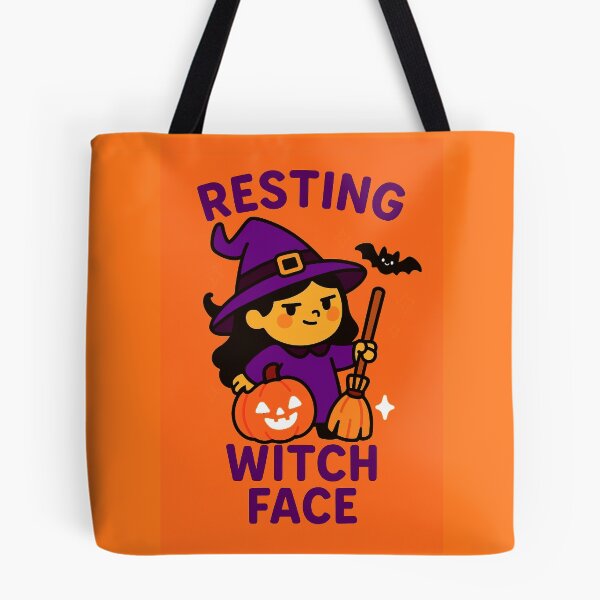 Item preview, Resting Witch Face – Sass & Spells Edition designed and sold by WheelieGdArt.