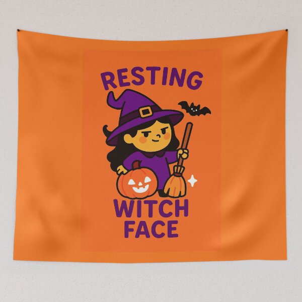 Item preview, Resting Witch Face – Sass & Spells Edition designed and sold by WheelieGdArt.