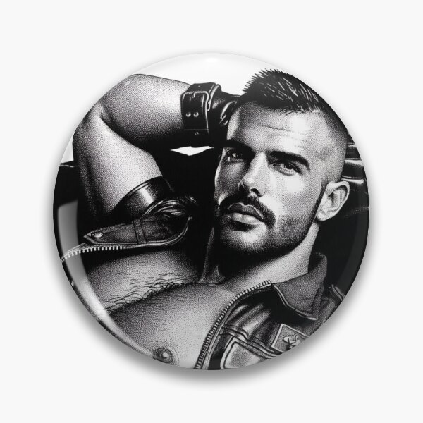 Item preview, Gay Gods - Captain Barcelona Gay Leather Bar Pride Graphic Design designed and sold by ItsAKinkThing.