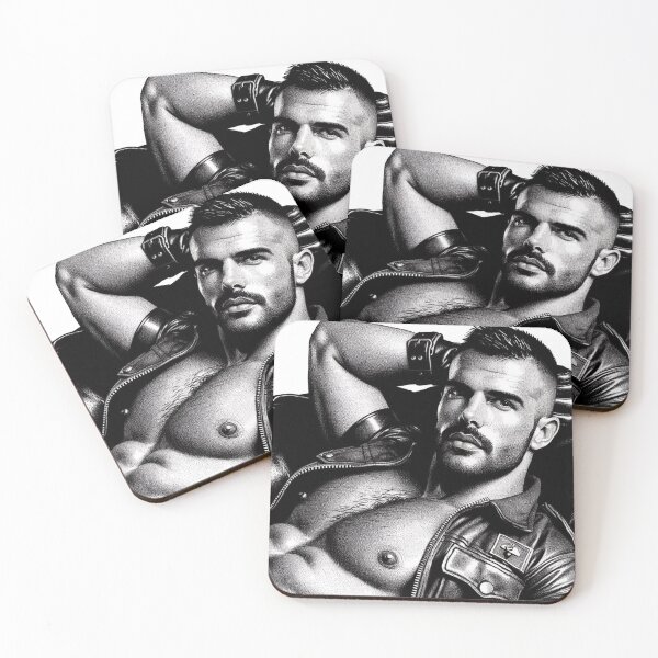 Item preview, Gay Gods - Captain Barcelona Gay Leather Bar Pride Graphic Design designed and sold by ItsAKinkThing.