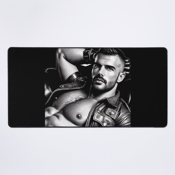 Item preview, Gay Gods - Captain Barcelona Gay Leather Bar Pride Graphic Design designed and sold by ItsAKinkThing.