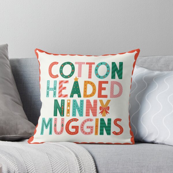 Item preview, Cotton Headed Ninny Muggins - Playful, Festive Lettering designed and sold by HotFluff.