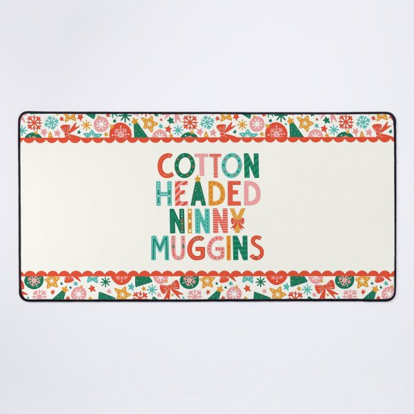 Item preview, Cotton Headed Ninny Muggins - Playful, Festive Lettering designed and sold by HotFluff.