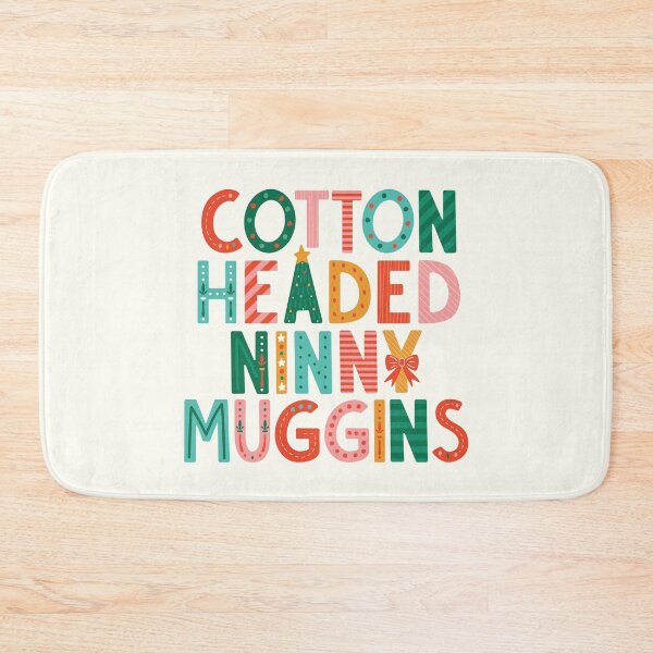 Item preview, Cotton Headed Ninny Muggins - Playful, Festive Lettering designed and sold by HotFluff.