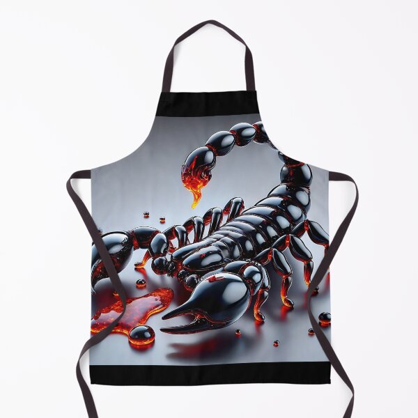 Aperçu de l'œuvre Scorpion de lave noire créée et vendue par GalleryBrisArt.
