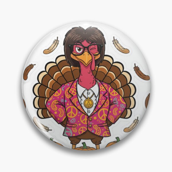 Item preview, Thanksgiving Turkey - Shagadelic, Baby!  designed and sold by LavIsInTheAir.
