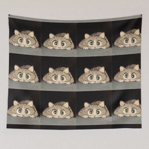 Item preview, Wide-Eyed Hamster Lying Down – Cute Cartoon Animal Illustration designed and sold by PaintbrushPlace.