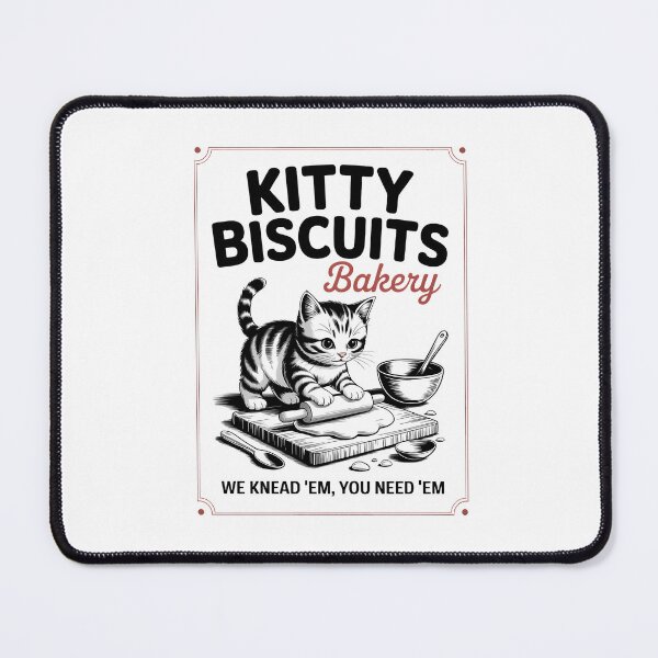 Item preview, kitty biscuits bakery designed and sold by PunkNation-Arts.