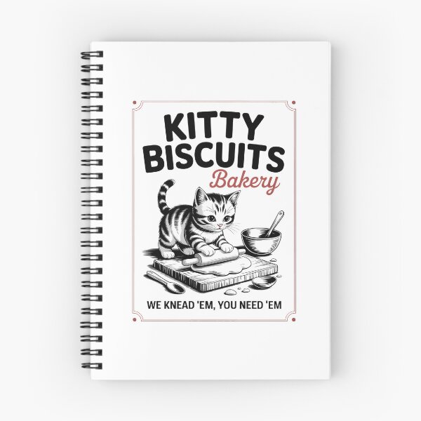 Item preview, kitty biscuits bakery designed and sold by PunkNation-Arts.
