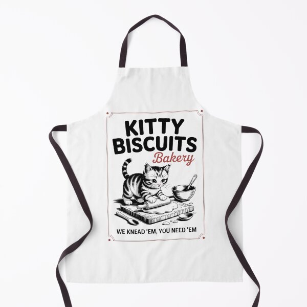 Item preview, kitty biscuits bakery designed and sold by PunkNation-Arts.